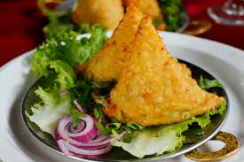 crispy samosa with potato filling